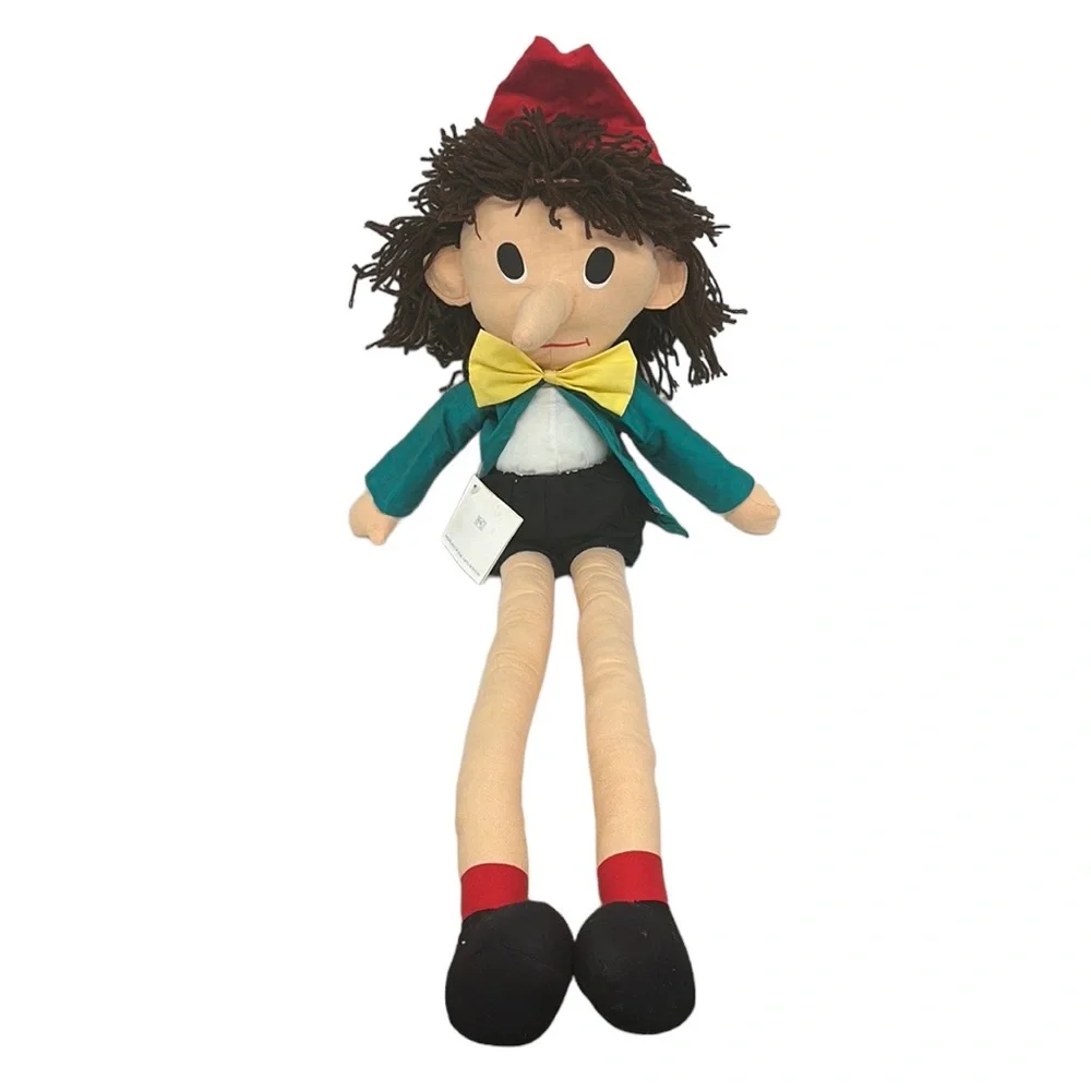 Vintage Pinocchio 31” Plush Collectible Stuffed Doll Museum of Fine Arts Boston